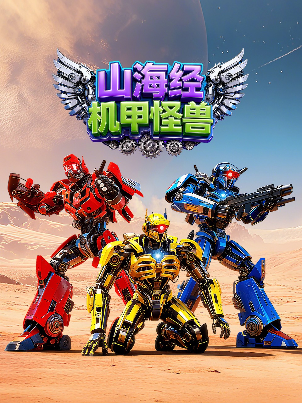 山海经机甲怪兽封面图