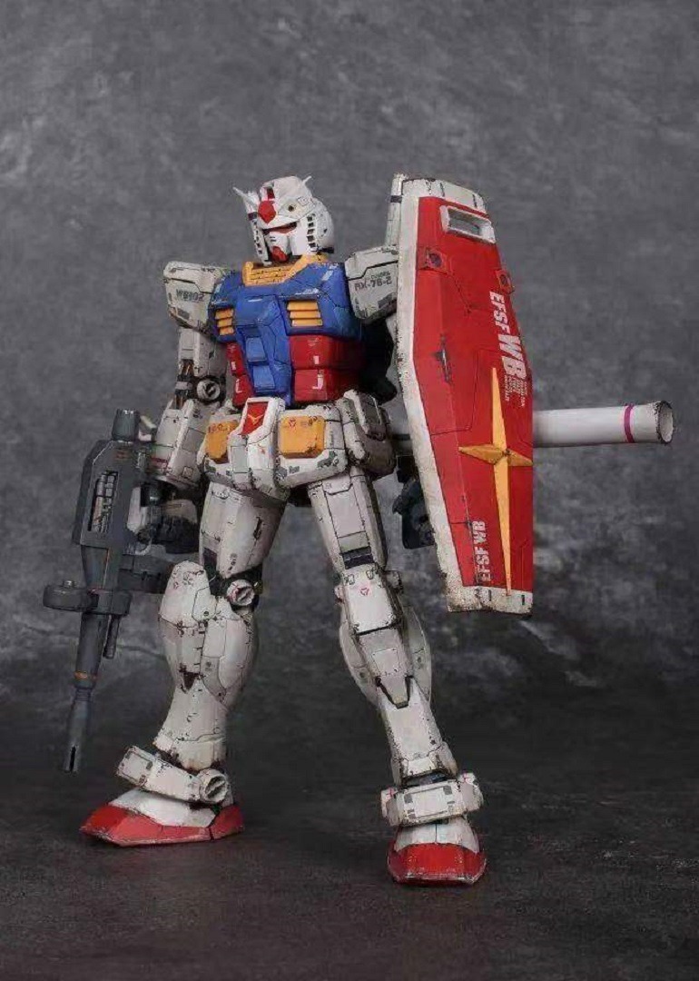 高达手涂旧化封面图