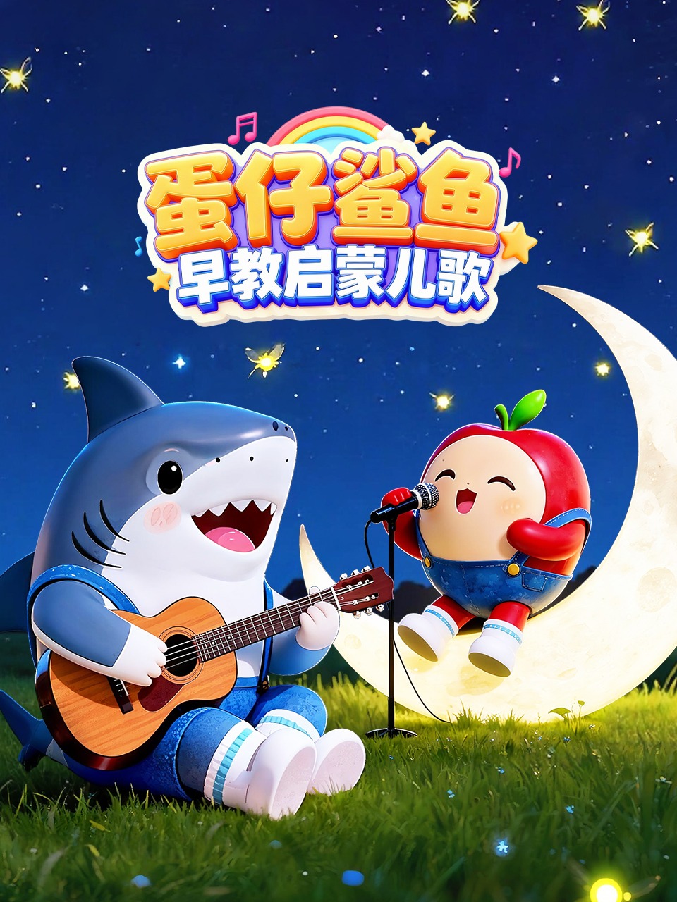 蛋仔鲨鱼早教启蒙儿歌封面图