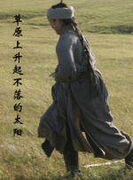 草原上升起不落的太阳