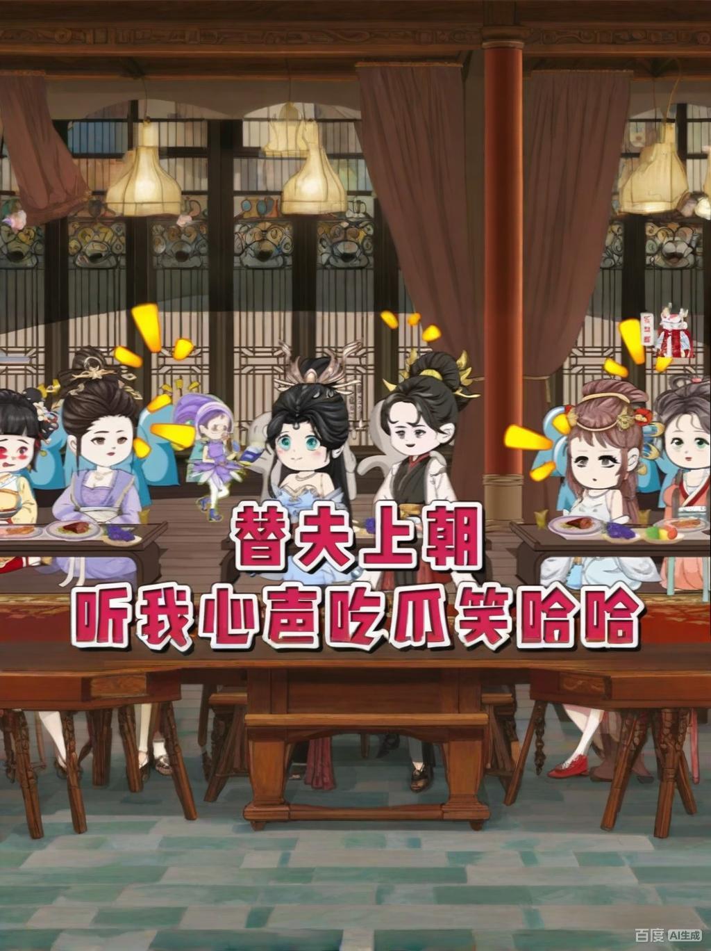 【古装漫】替夫上朝，听我心声吃瓜笑哈哈