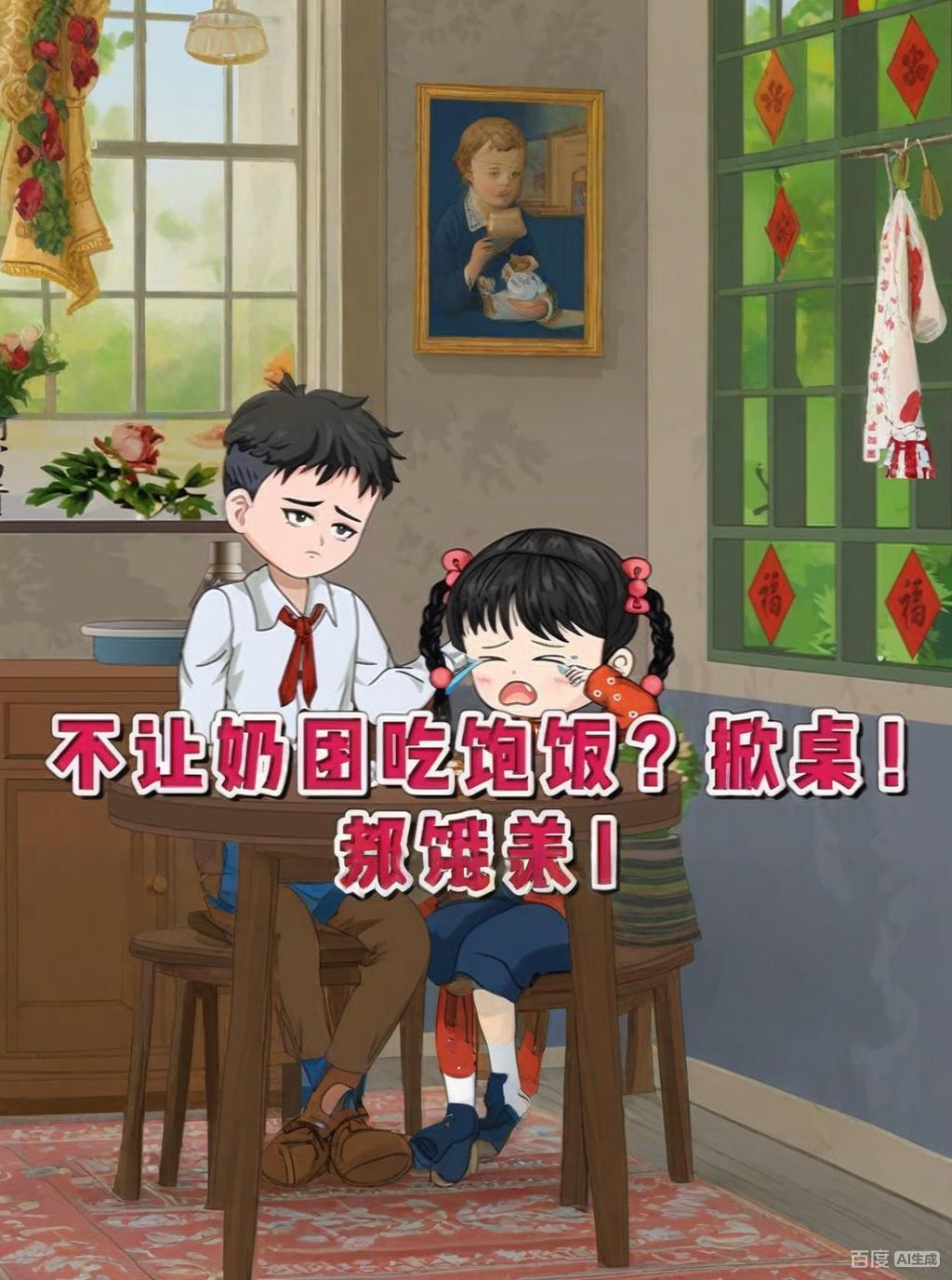 【现代漫】不让奶团吃饱饭？掀桌！都饿着！