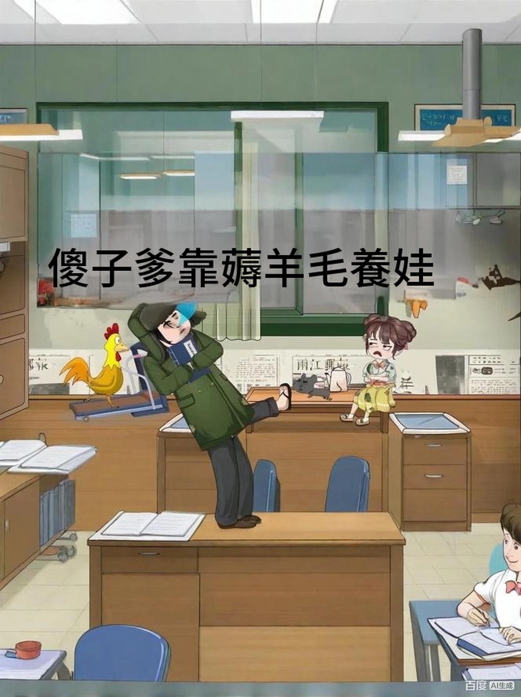 【沙雕漫】傻子爹靠薅羊毛養娃