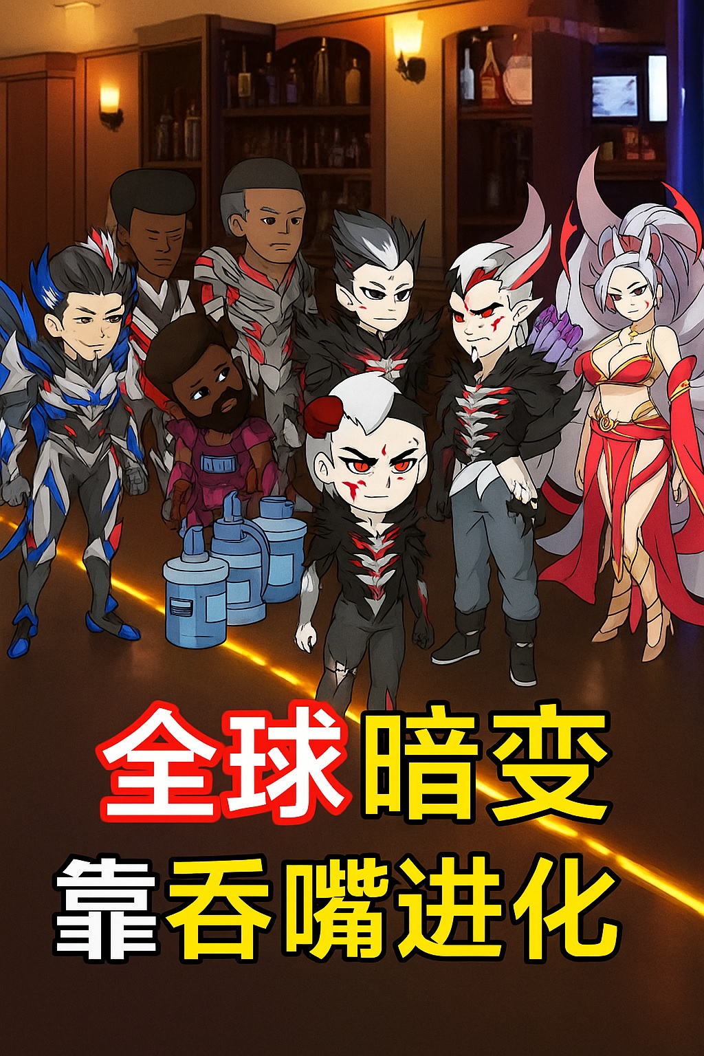 【沙雕漫】《全球畸变，靠吞噬进化》