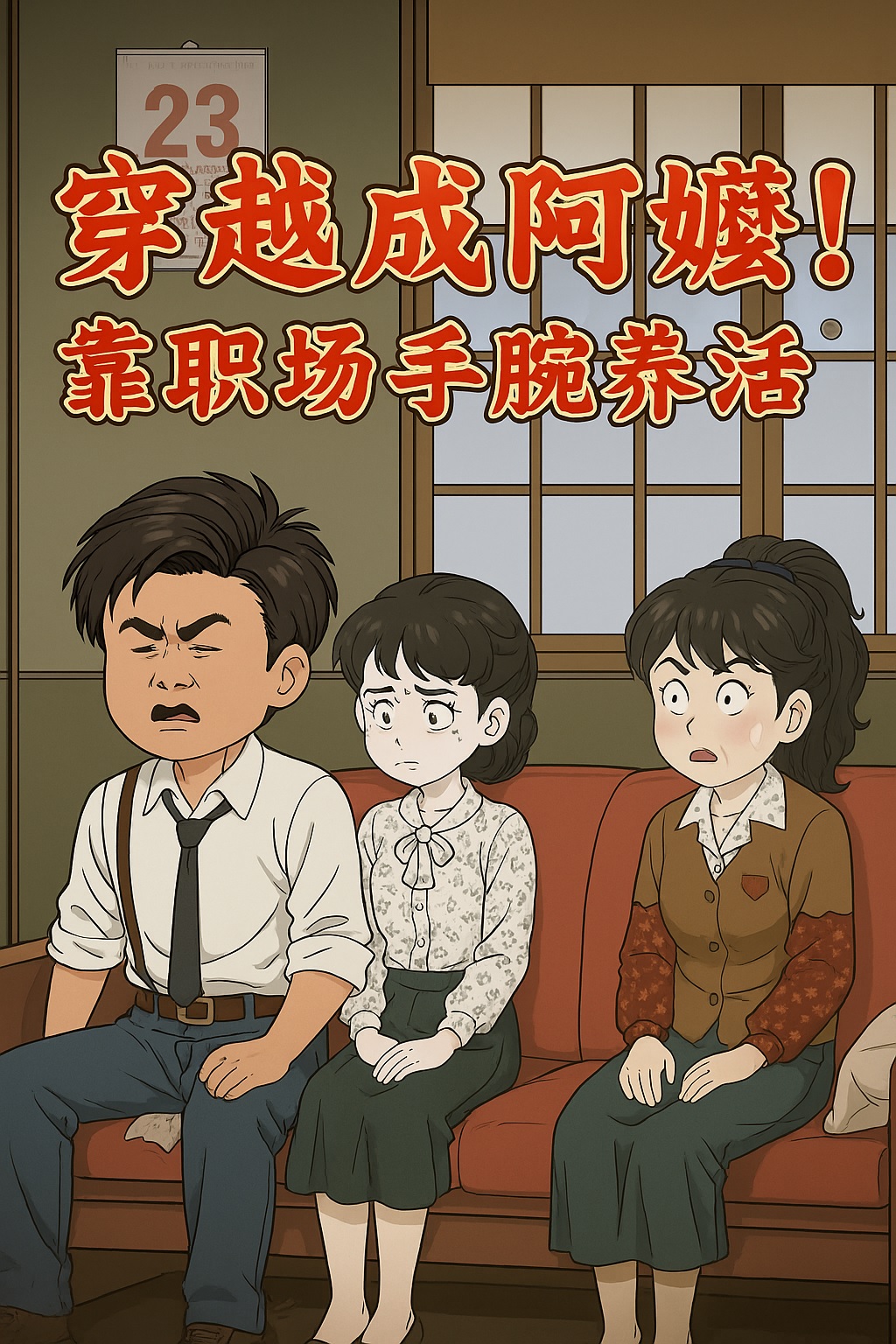 【沙雕漫丨穿越成阿嬤！靠職場手腕養活全家！】跨國高管穿越成 80 年代阿嬤！