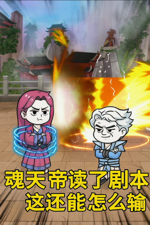 【沙雕漫】《魂天帝读了剧本，这还怎么输》 魂天帝读了斗破苍穹，誓要除掉萧炎，机缘都拿走，看这下萧炎还怎么翻盘！