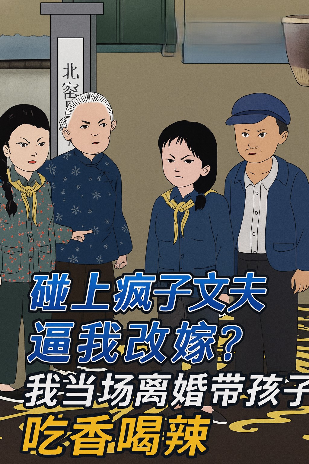 【沙雕漫】【碰上疯子丈夫逼我改嫁？我当场离婚带孩子吃香喝辣】极品姑婆逼我嫁痴儿，爱嫁你嫁！