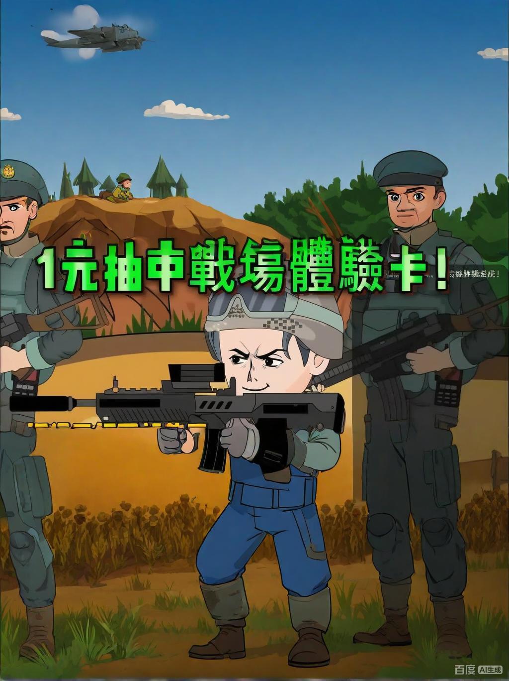 【沙雕漫】1元抽中戰場體驗卡