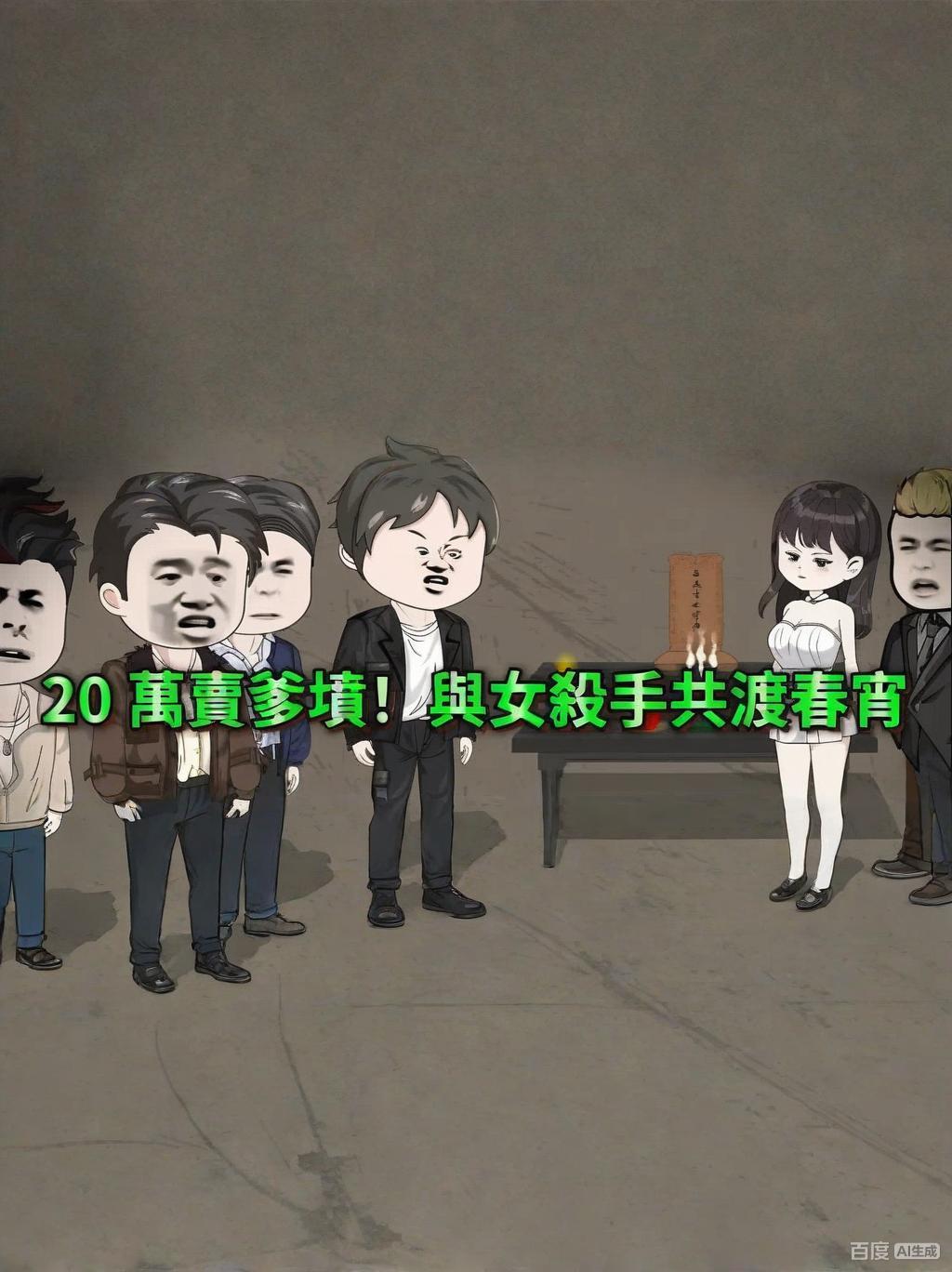 【沙雕漫】20萬賣爹墳，與女殺手共渡春宵