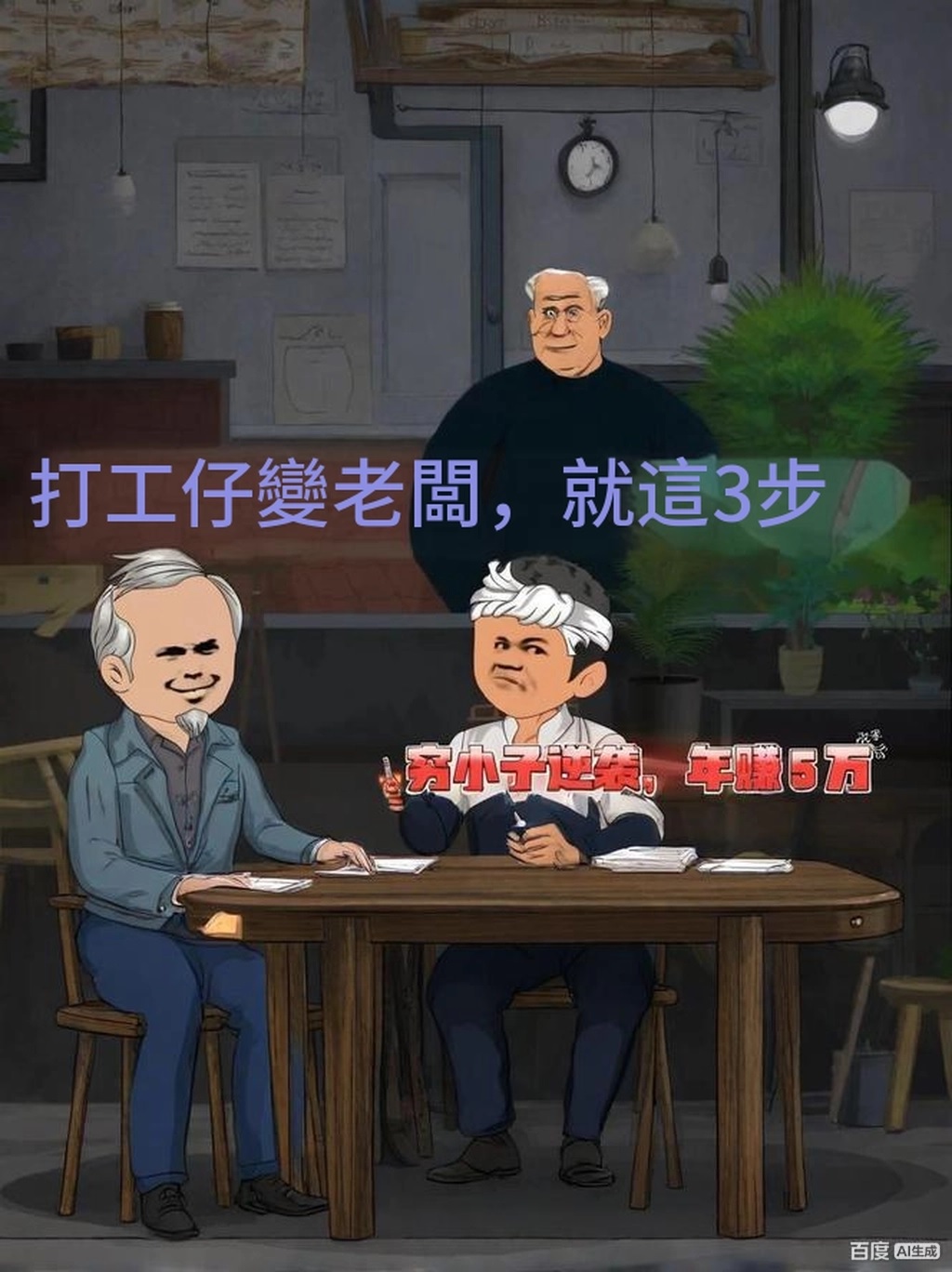 【沙雕漫】打工仔變老闆，就這3步