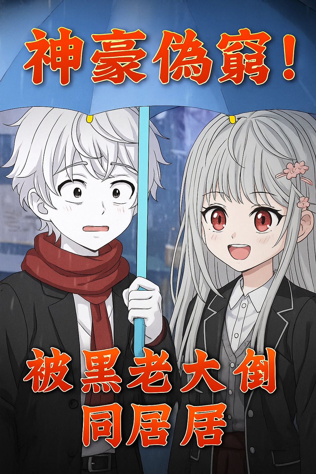 【沙雕漫丨都市丨神豪偽窮！被黑老大女倒追同居】神豪被窮養成街頭乞丐！