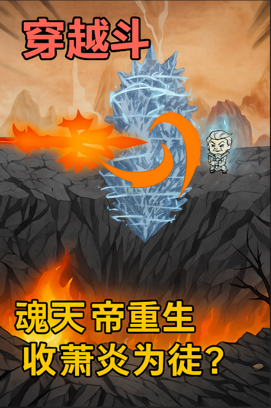 【沙雕漫】《魂天帝重生，收萧炎为徒？》魂天帝重生归来，上一世提前把萧炎嘎了最后也没成帝！