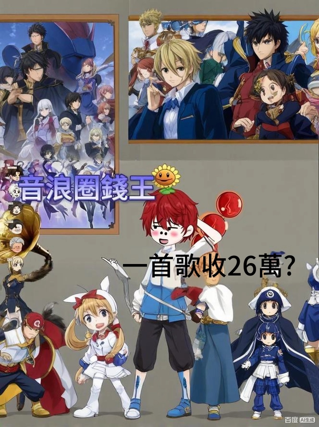 【沙雕漫】音浪圈錢王，一首歌收26萬