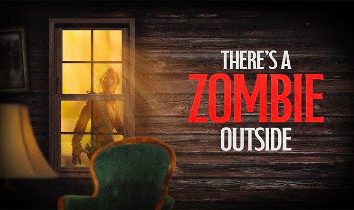 外面有个僵尸啊