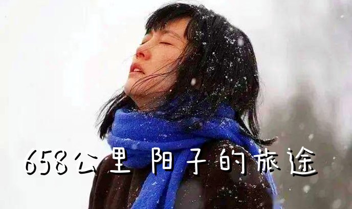 658公里，阳子的旅途