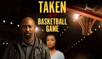 在篮球比赛中拍摄