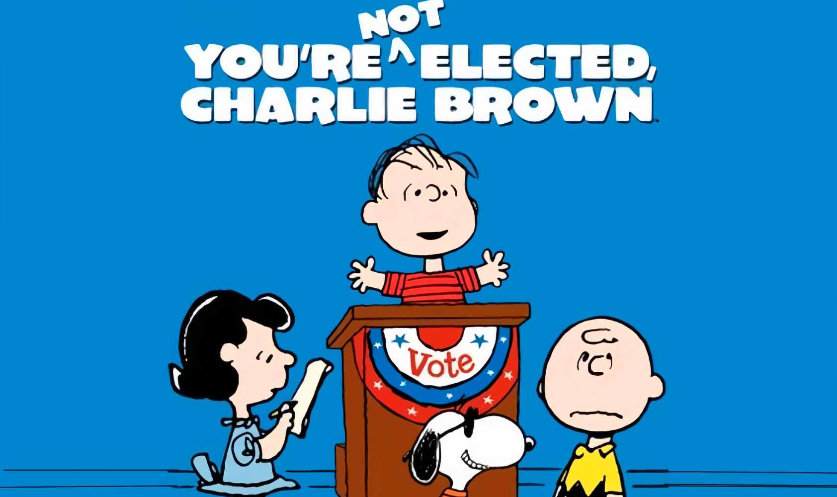 选举到啰，查理布朗