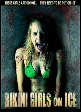 冰上的比基尼女孩