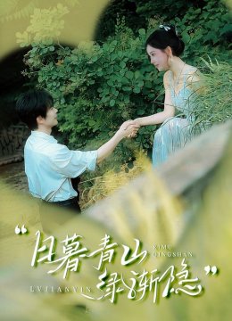 日暮青山绿渐隐