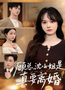 顾总，沈小姐是真的要离婚