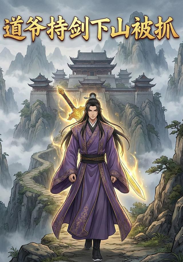 道爷持剑下山被抓