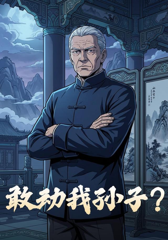 敢动我孙子？