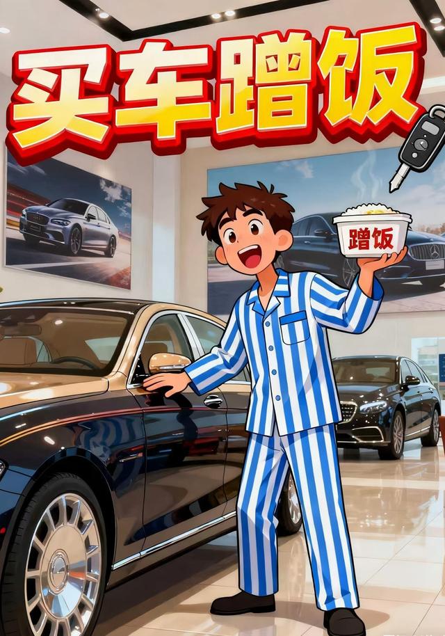 买车蹭饭