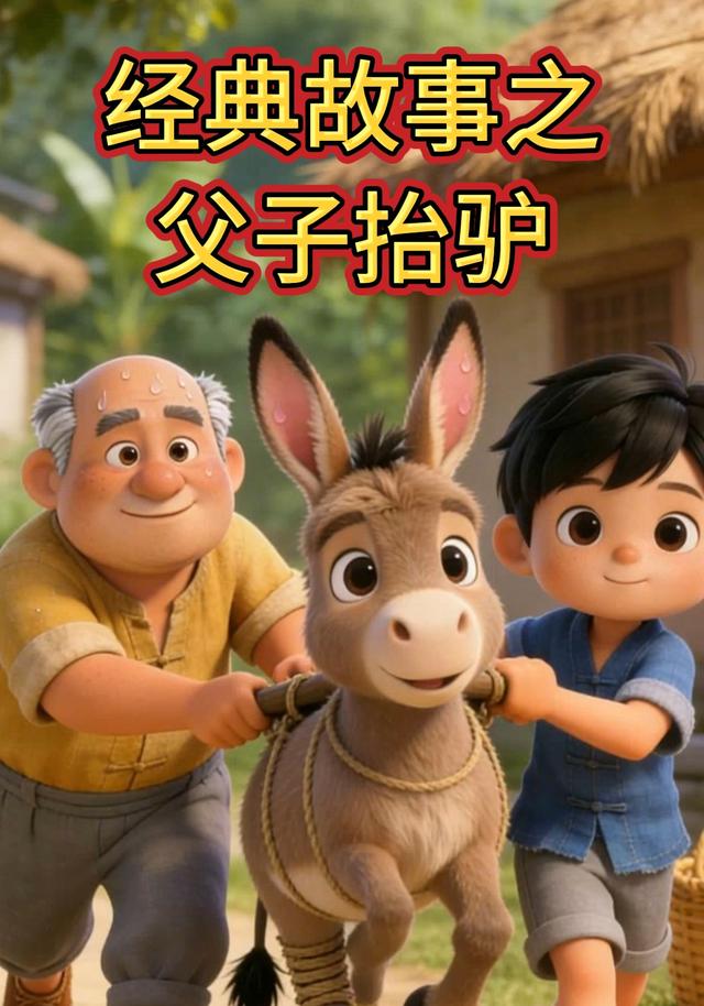 经典故事之父子抬驴