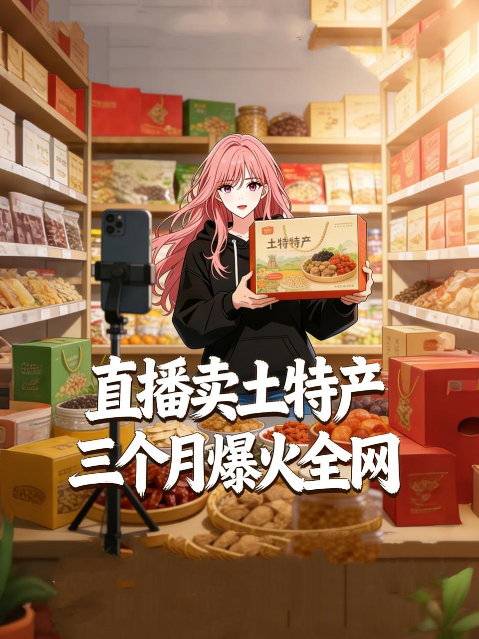 直播卖土特产，三个月爆火全网