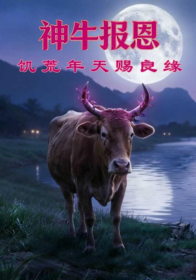 神牛报恩，饥荒年天赐良缘