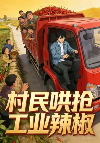 村民哄抢工业辣椒