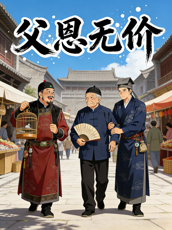 父恩无价动态漫