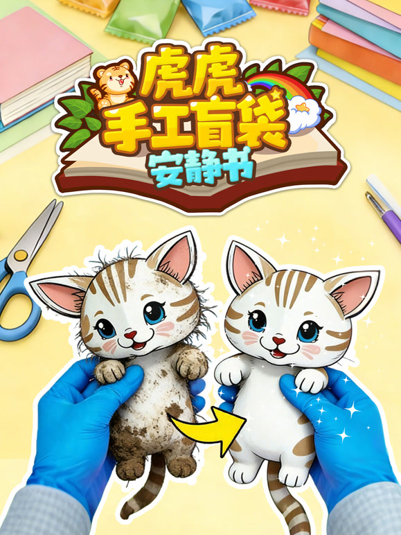 虎虎手工盲袋安静书