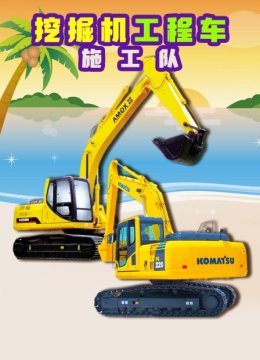 挖掘机工程车施工队