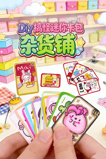 Diy搞怪迷你卡包杂货铺