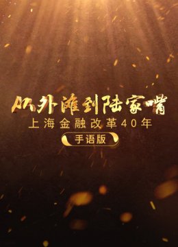 从外滩到陆家嘴上海金融改革四十年手语版