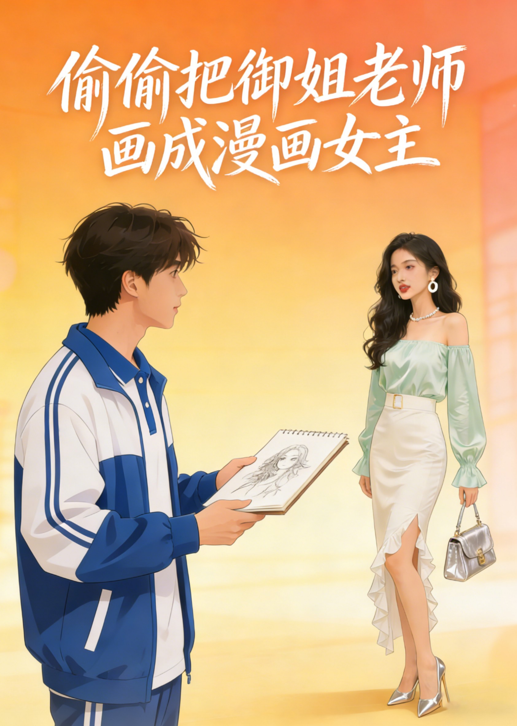 偷偷把御姐老师画出漫画女主