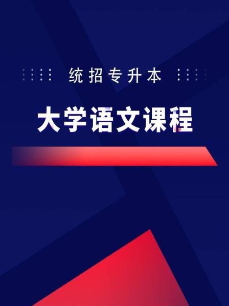 统招专升本大学语文课程