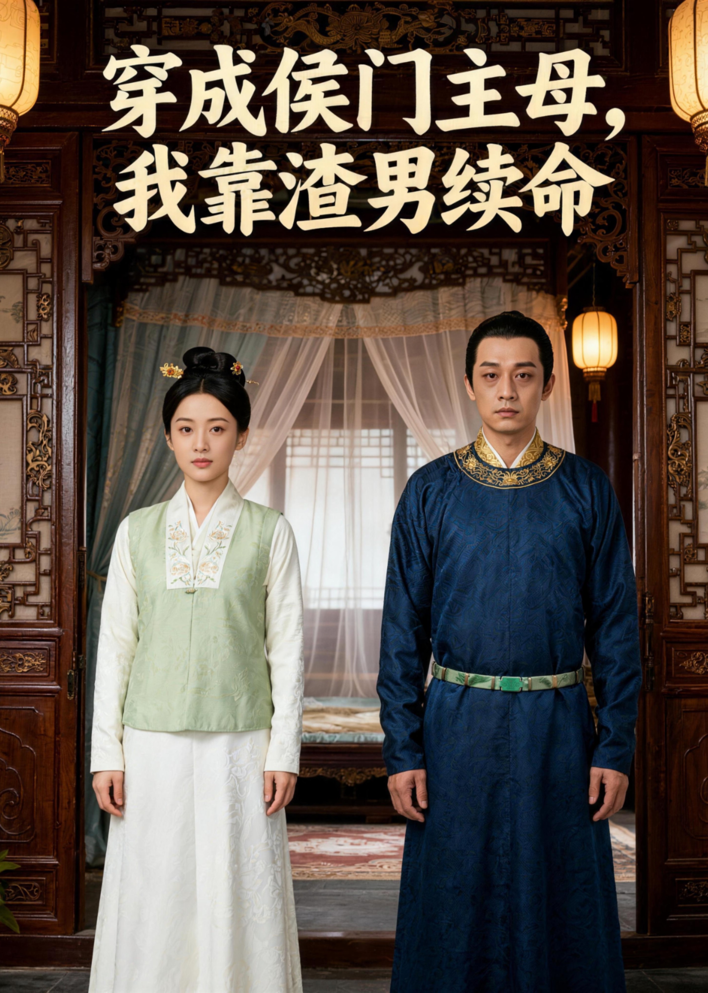 穿成侯门主母，我靠渣男续命