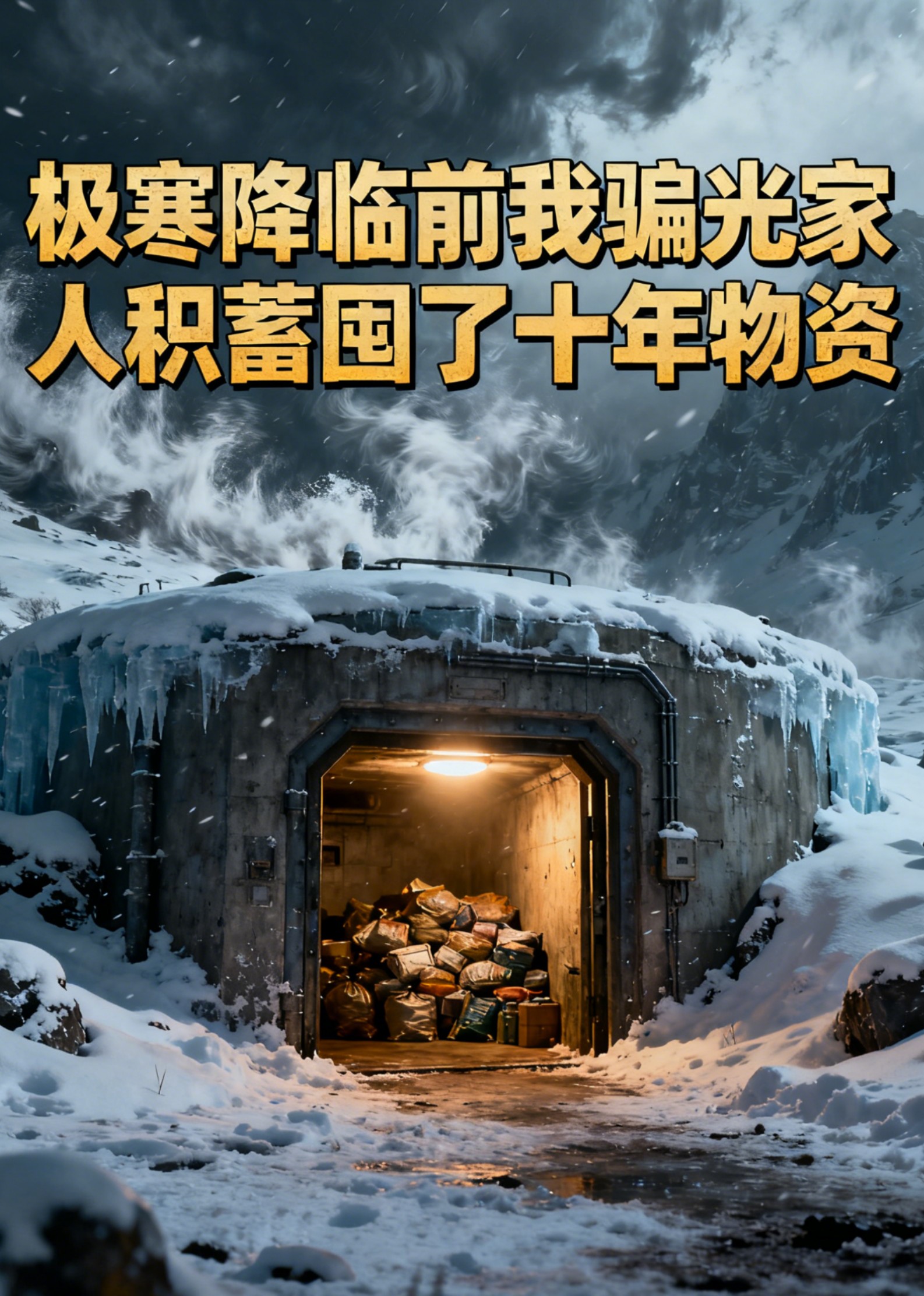 极寒降临前我囤积了十年物资