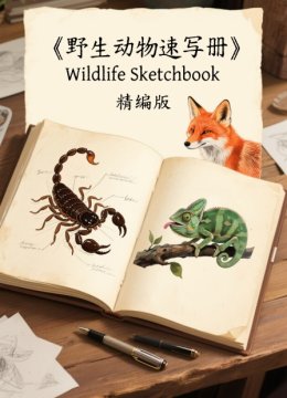 野生动物速写册精编版