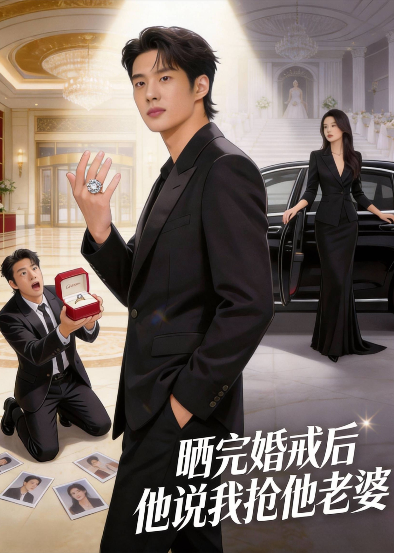 晒完婚戒后他说我抢他老婆