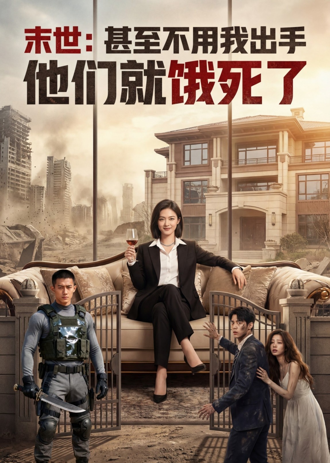 末世甚至不用我出手，他们就饿死了