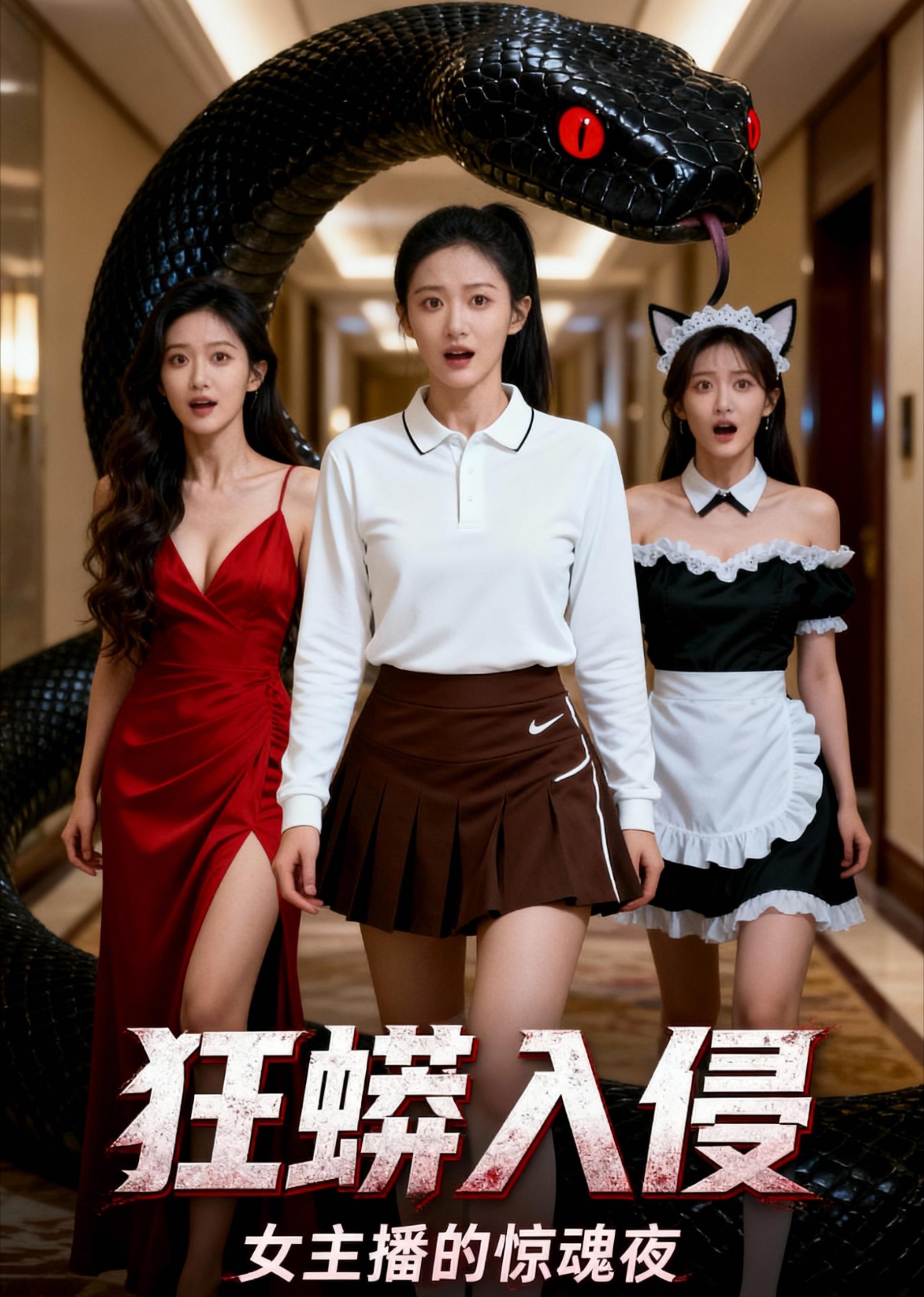 狂蟒入侵女主播惊魂夜