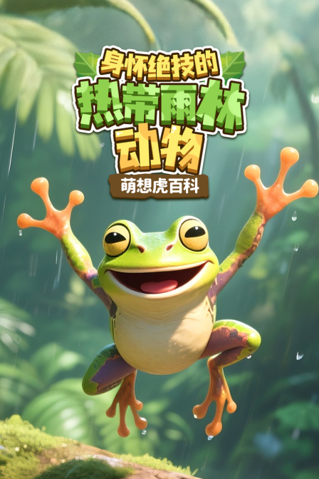 萌想虎百科身怀绝技的热带雨林动物