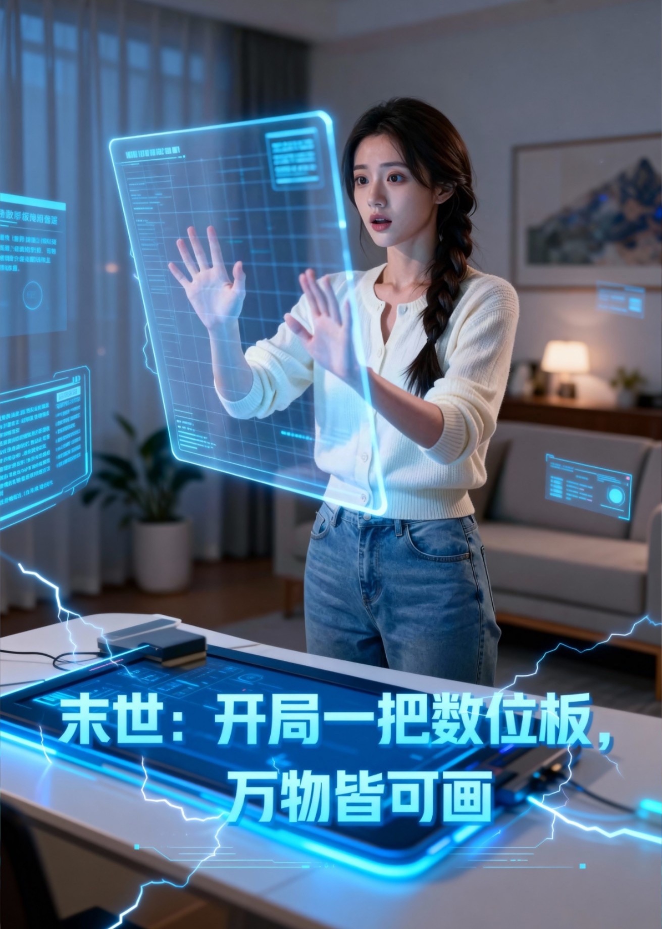 末世开局一把数位板，万物皆可画