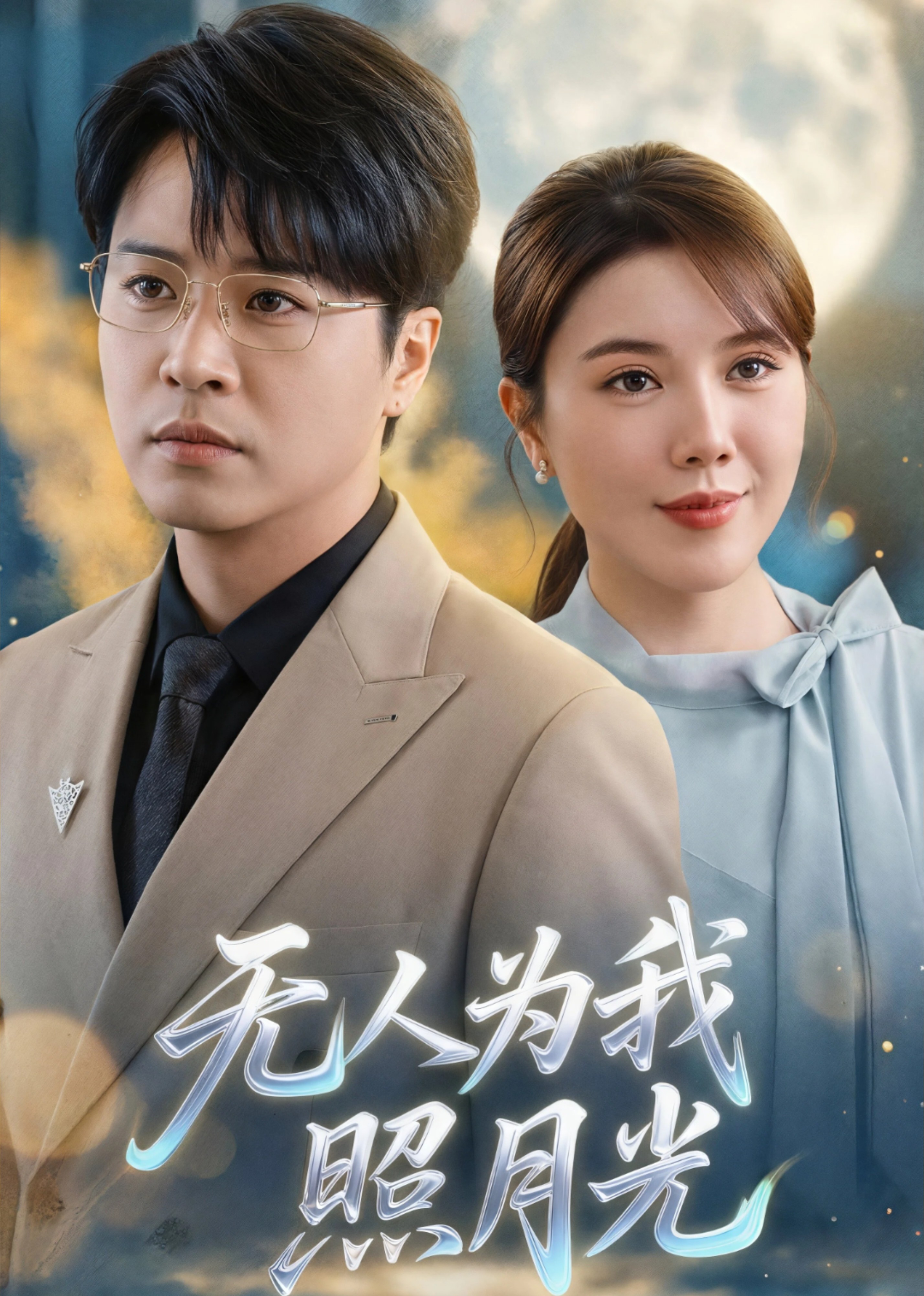 无人为我照月光