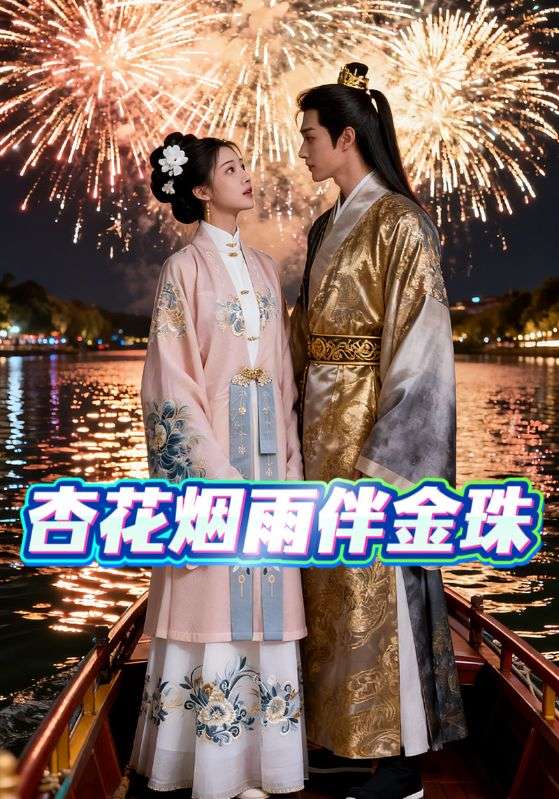 杏花烟雨伴金珠