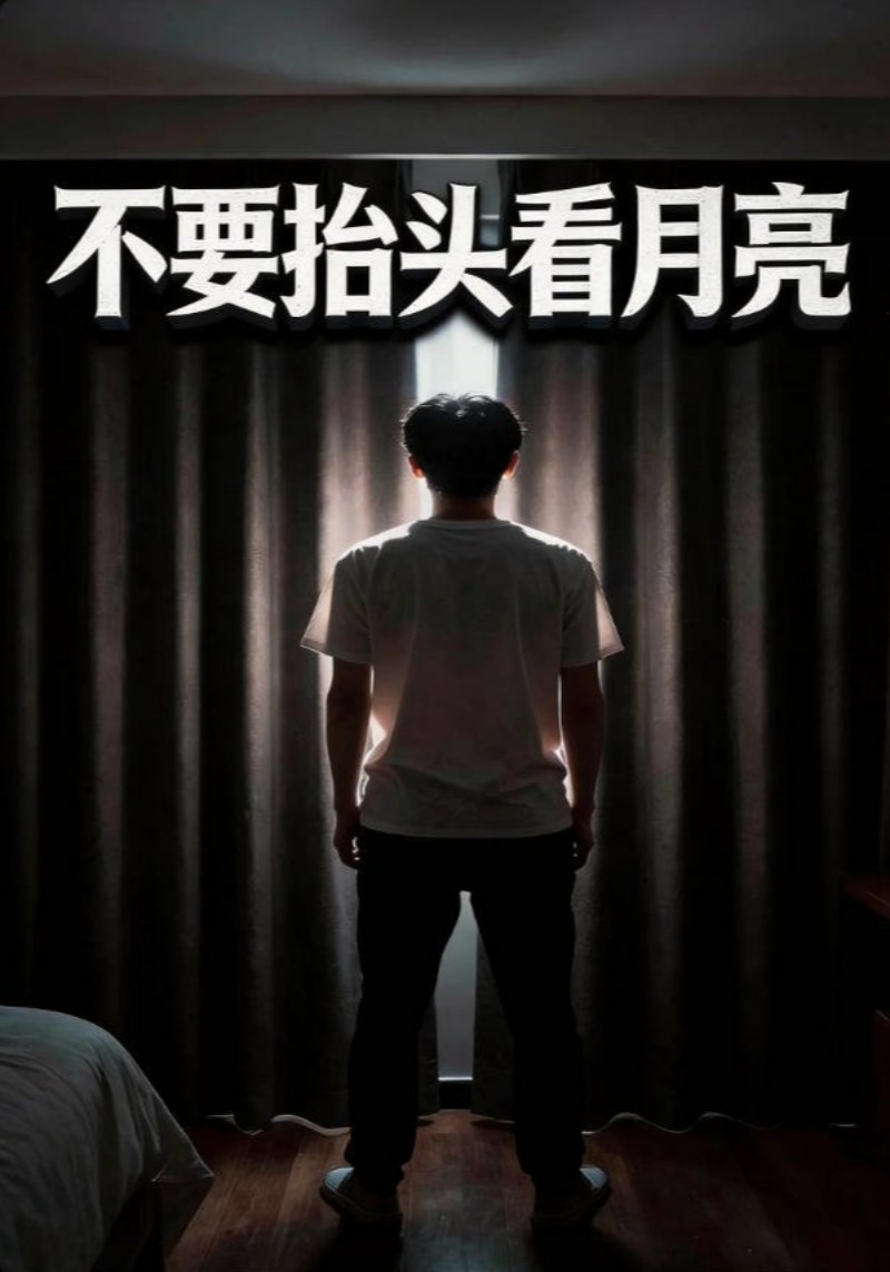 不要抬头看月亮