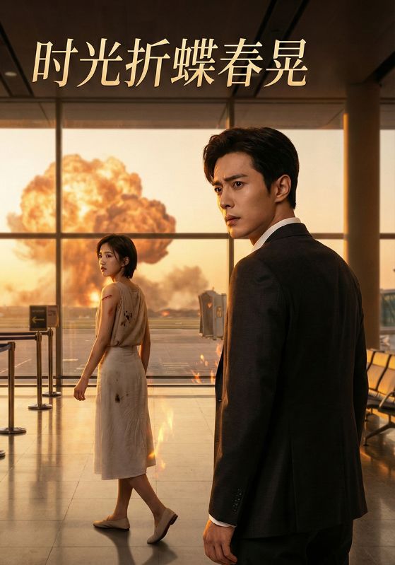 时光折蝶春晃